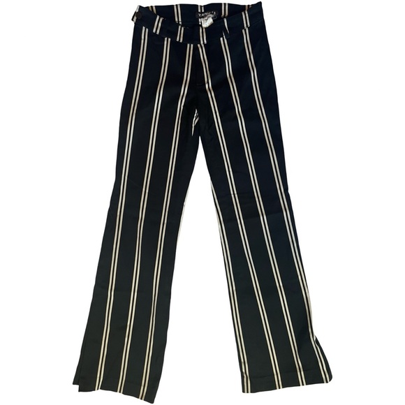 Vintage Tark ‘1 Hector Striped Straight Leg Pants - Picture 1 of 7